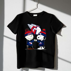 Mashup Charlie Brown And Snoopy Cleveland Guardians 1 T Shirt.jpg