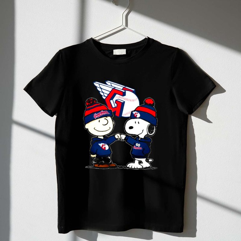 Mashup Charlie Brown And Snoopy Cleveland Guardians 1 T Shirt.jpg