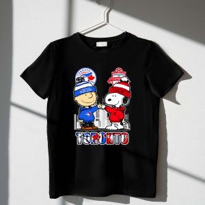 Mashup Charlie Brown And Snoopy X Toronto Blue Jays And Toronto Fc Graphic Shirt