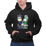Mashup Charlie Brown Dallas Cowboys And Snoopy Dallas Stars Skyline Fist Bump 2 Hoodie.jpg