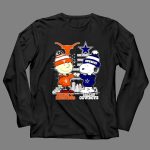 Mashup Charlie Brown Dallas Cowboys vs Snoopy Texas Longhorns City Skyline 4 Long Sleeves.jpg