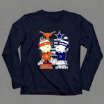 Mashup Charlie Brown Dallas Cowboys vs Snoopy Texas Longhorns City Skyline 6 Long Sleeves.jpg