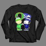 Mashup Charlie Brown Fist Bump Snoopy Oregon Ducks X Seattle Seahawks 4 Long Sleeves 1.jpg