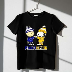 Mashup Charlie Brown Fist Bump Snoopy Pennsylvania City Nittany Lions X Penguins Shirt
