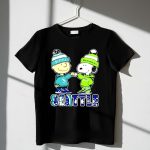 Mashup Charlie Brown Fist Bump Snoopy Seattle City Sports Mariners X Seahawks 1 T Shirt 1.jpg