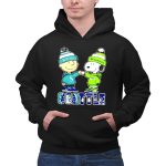 Mashup Charlie Brown Fist Bump Snoopy Seattle City Sports Mariners X Seahawks 2 Hoodie 1.jpg