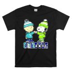 Mashup Charlie Brown Fist Bump Snoopy Seattle City Sports Mariners X Seahawks T Shirt 6 1.jpg