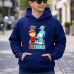 Mashup Charlie Brown Gators and Snoopy Dolphins Florida City Skyline 8 Hoodie.jpg