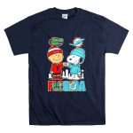 Mashup Charlie Brown Gators and Snoopy Dolphins Florida City Skyline T Shirt 7.jpg