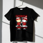 Mashup Charlie Brown Georgia Bulldogs On Saturdays X Snoopy Atlanta Falcons On Sundays Skyline 1 T Shirt.jpg