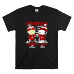 Mashup Charlie Brown Georgia Bulldogs On Saturdays X Snoopy Atlanta Falcons On Sundays Skyline T Shirt 6.jpg