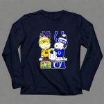 Mashup Charlie Brown Indianapolis Colts and Snoopy Notre Dame Fighting Irish city skyline 6 Long Sleeves.jpg