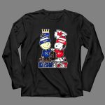 Mashup Charlie Brown Kansas City Royals Snoopy Kansas City Chiefs 4 Long Sleeves