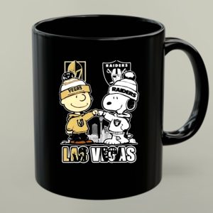 Mashup Charlie Brown Las Vegas Golden Knights X Snoopy Las Vegas Raiders 1 mug.jpg