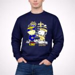 Mashup Charlie Brown New Orleans Saints vs Snoopy LSU Tigers City Skyline Flag American 3 Sweatshirt 1.jpg