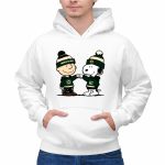 Mashup Charlie Brown and Snoopy Fist Bump Wear Clothing Minnesota Wild 2 Hoodie.jpg