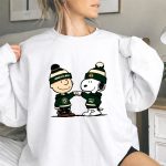 Mashup Charlie Brown and Snoopy Fist Bump Wear Clothing Minnesota Wild 9 Sweatshirt.jpg