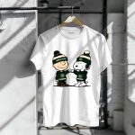 Mashup Charlie Brown and Snoopy Fist Bump Wear Clothing Minnesota Wild T Shirt 6.jpg