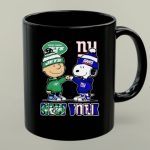 Mashup Charlie Brown and Snoopy New York City Sports Jets X Giants 1 mug 1.jpg
