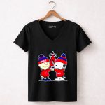 Mashup Charlie Brown and Snoopy Wear Clothing Los Angeles Angels 7 Womens V Neck.jpg