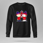 Mashup Charlie Brown and Snoopy Wear Clothing Los Angeles Angels 9 Sweatshirt.jpg