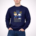 Mashup Charlie Brown and Snoopy Wear Fighting Irish 3 Sweatshirt.jpg