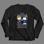 Mashup Charlie Brown and Snoopy Wear Fighting Irish 4 Long Sleeves.jpg