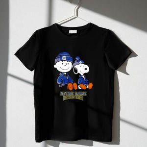 Mashup Charlie Brown and Snoopy Wear Notre Dame Fighting Irish 1 T Shirt.jpg