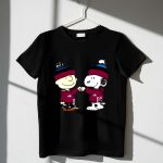 Mashup Colorado Avalanche Snoopy and Charlie Brown Fist Bump 1 T Shirt.jpg