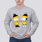Mashup Nashville Predators Snoopy and Charlie Brown Fist Bump 6 Long Sleeves.jpg