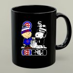 Mashup Snoopy And Charlie Brown Chicago City Sports Cubs X White Sox Skyline 1 mug.jpg