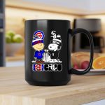 Mashup Snoopy And Charlie Brown Chicago City Sports Cubs X White Sox Skyline 2 mug.jpg