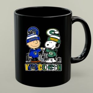Mashup Snoopy And Charlie Brown Wisconsin Sports Brewers X Packers Skyline 1 mug.jpg