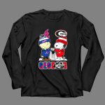 Mashup Snoopy Fist Bump Charlie Brown Atlanta Braves Vs Georgia Bulldogs 4 Long Sleeves.jpg