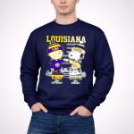 Mashup Snoopy Fist Bump Charlie Brown LSU On Saturdays And Saints On Sundays 3 Sweatshirt 1.jpg