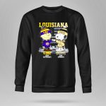 Mashup Snoopy Fist Bump Charlie Brown LSU On Saturdays And Saints On Sundays 9 Sweatshirt 1.jpg
