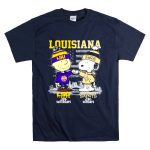 Mashup Snoopy Fist Bump Charlie Brown LSU On Saturdays And Saints On Sundays T Shirt 7 1.jpg
