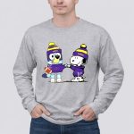 Mashup Snoopy and Bluey Fist Bump LSU Tigers 6 Long Sleeves 1.jpg