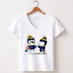 Mashup Snoopy and Bluey Wear Notre Dame Fighting Irish 5 Womens V Neck.jpg