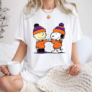 Mashup Snoopy and Charlie Brown Fist Bump Wear Clemson Tigers 1 T Shirt.jpg