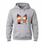 Mashup Snoopy and Charlie Brown Fist Bump Wear Clemson Tigers 8 Hoodie.jpg