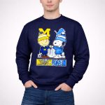 Mashup Snoopy and Charlie Brown x Michigan sports Lions and Wolverines 3 Sweatshirt.jpg