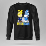 Mashup Snoopy and Charlie Brown x Michigan sports Lions and Wolverines 9 Sweatshirt.jpg
