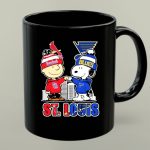 Mashup St Louis Snoopy Fist Bump Charlie Brown Cardinals And Blues City Skyline 1 mug.jpg