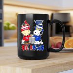 Mashup St Louis Snoopy Fist Bump Charlie Brown Cardinals And Blues City Skyline 2 mug.jpg