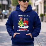 Merry 49ers Christmas Snoopy Peanuts Caroling Tree 8 Hoodie