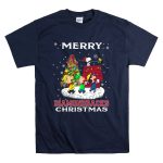 Merry Arizona Diamondbacks Christmas Snoopy Woodstocks Tree Lucy Blanket T Shirt 7.jpg