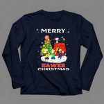 Merry Atlanta Hawks Christmas Snoopy And Friends 6 Long Sleeves