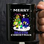 Merry Braves Christmas Featuring Snoopy and Peanuts Characters with Atlanta Braves 3 mug.jpg