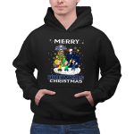 Merry Brewers Christmas with Snoopy and Peanuts Characters for Milwaukee Fans 2 Hoodie 2.jpg